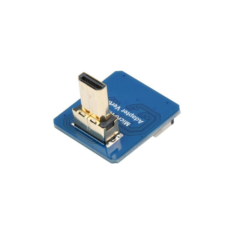 Waveshare Cable HDMI DIY: adaptador Micro HDMI Vertical/Adaptador Micro HDMI Horizontal (B)