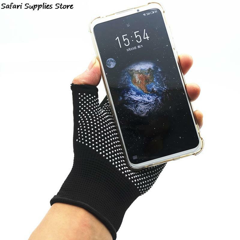 Half Finger Breathable Riding Cycling MTB Hiking Fitness Knitted Antiskid Gloves