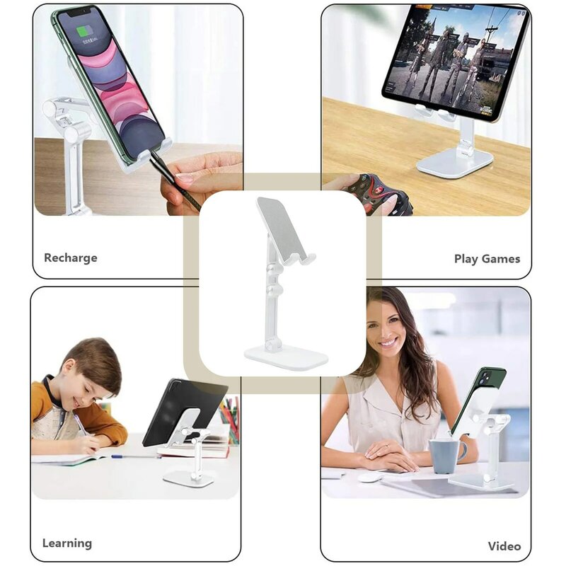 Suporte de Telefone de Mesa Universal Ajustável, Suporte para Tablet, Desktop, Suporte, Smartphone, 2023