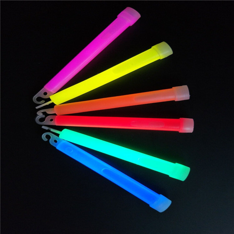 Field Survival Emergency Equipment Large 6-Inch Chemical Fluorescent Rod Survival Signal Rod Night Light Rod Color Random