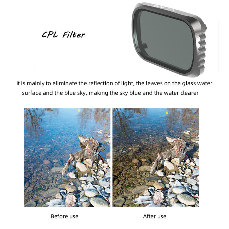 Filtro de lente DJI Mavic Air 2S, juego de filtros G.ND, ND8/16/32 /64, juegos de filtros de lente para DJI Mavic Air 2S, accesorios