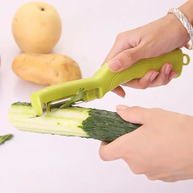 ABS elettrico frutta verdura mela pelapatate per coltello pelapatate affettatrice carota gadget da cucina batterie non incluse
