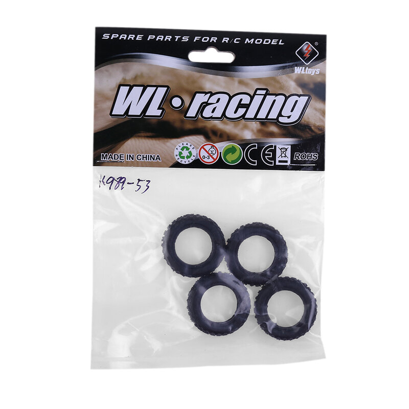 4 teile/satz Tragen-beständig Reifen Reifen für WLtoys K979 K989 RC Rally Auto Teile