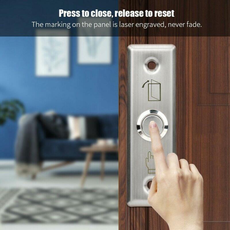 Interruptor de salida táctil, sistema de seguridad para el hogar, montaje de Control de acceso