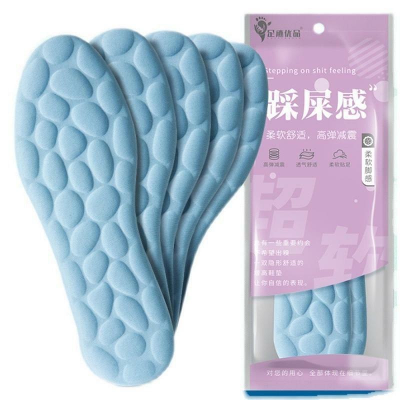 1~20PCS Latex Sport Insoles for Men Women Soft High Elasticity Memory Foam Insoles Insert Shoes Pads Breathable Massage Cushion