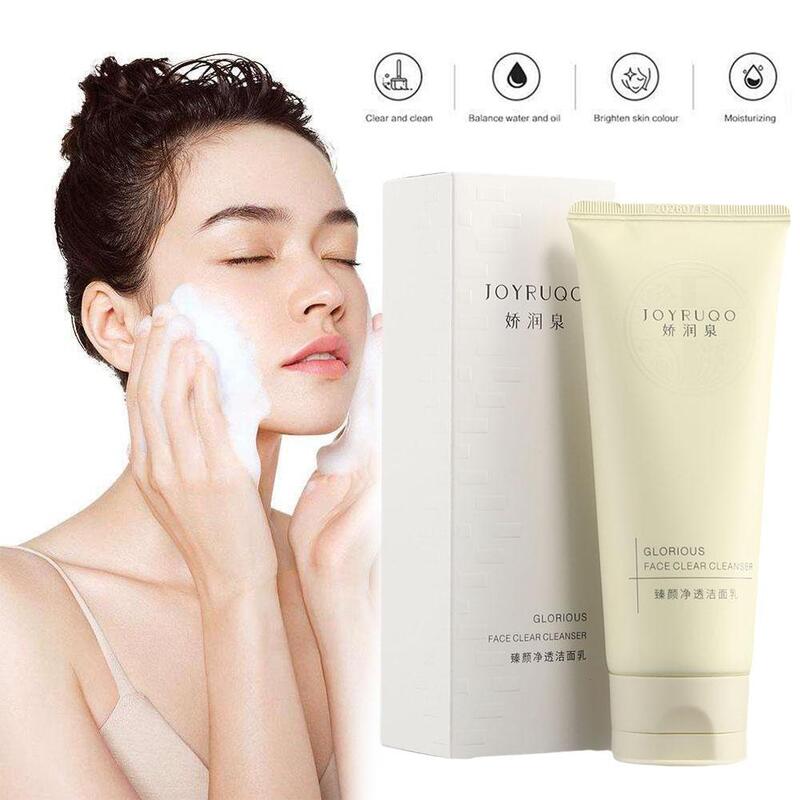 Óleo controlado Facial Cleanser para limpeza suave, suave não irritante Nontight Facial Cleansi, essência de aminoácidos, 100g, X0A3