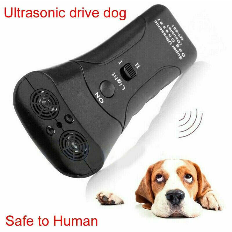 Portable Ultrasonic Dog Trainer Device Dog Deterrent/Dog Barking Control Devices Training Tool Stop Barking Sonic Dog Repeller