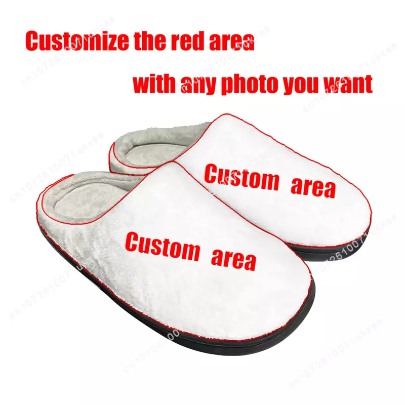 Interstellar Science Fiction Film wormhole Home Cotton Slippers Mens Womens Plush Bedroom Casual Keep Warm Shoes Customized Shoe