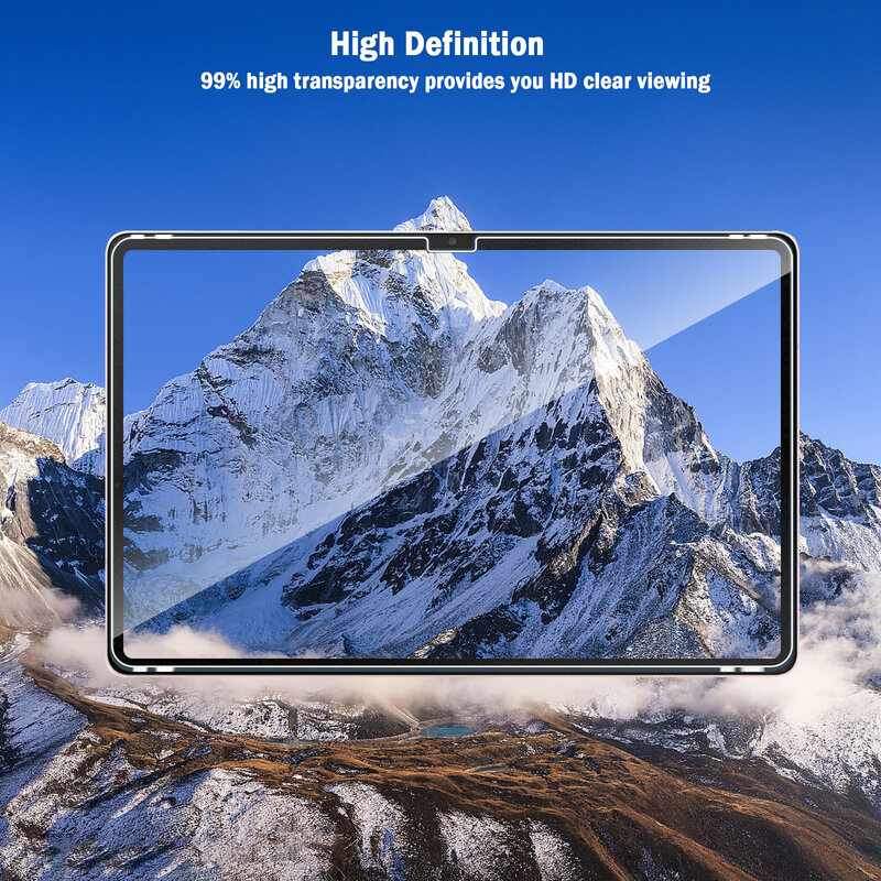 واقي شاشة HD من الزجاج المقسى لهاتف Lenovo Tab ، طبقة واقية شفافة ، P12 ، 12.7 "، 2023