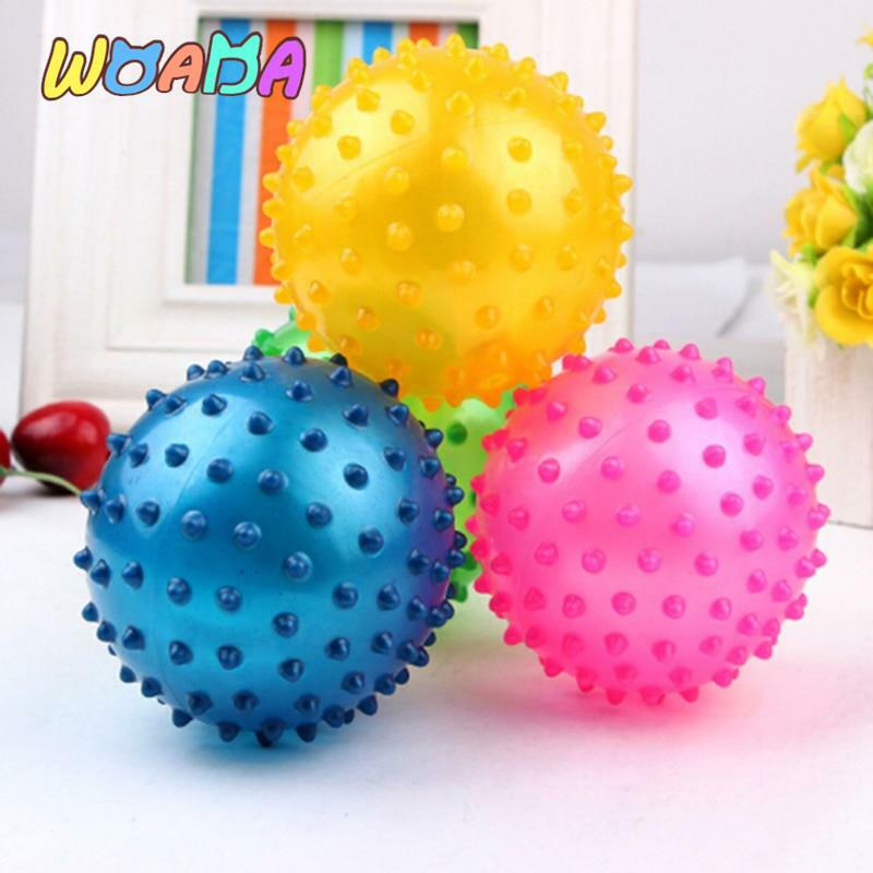 Kids Inflatable Ball Rubber Toy Baby Cartoon Thorn Large Balloon Developmental Children Ball Interactive Games Toys 16cm