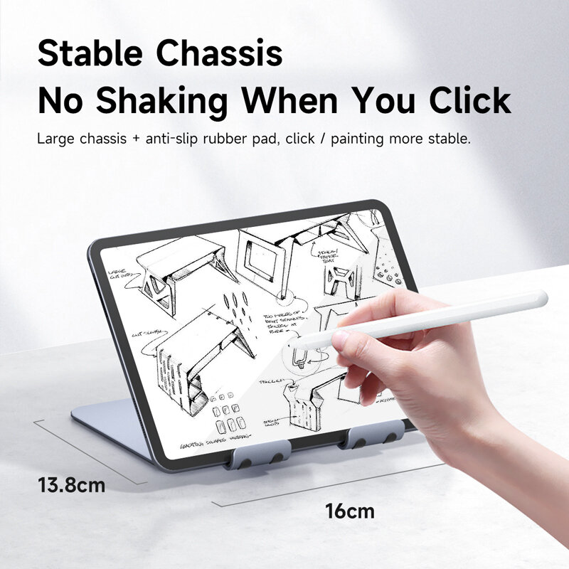 Hagibis Tablet Ständer iPad Stehen Verstellbare Faltbare Höhe Halter Aluminium Für iPad Pro 9.7, 10.5, 12,9 Air Mini Kindle Schalter
