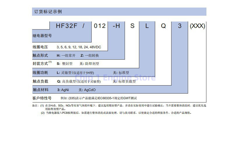 5 pz relè originale JZC/HF32F-005-HS3 JZC/HF32F-012-HS3 JZC/HF32F-024-HS3 4 Pin 10A normalmente aperto