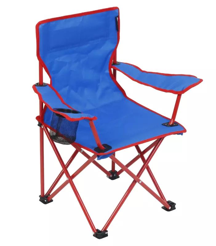 Ozark Trail Childs Camp Chair, Blue, Weight Limits 125-lbs, Ages 5-12