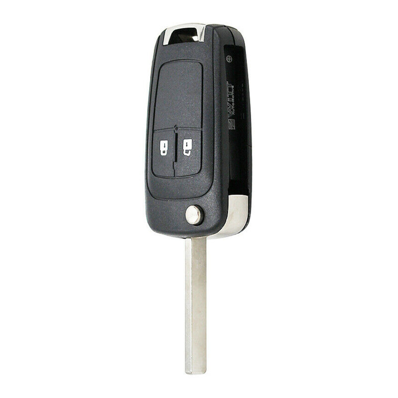 Carcasa de llave plegable de 2 botones para Opel Astra J Corsa E, accesorios de llave automática, cascada Zafira Karl