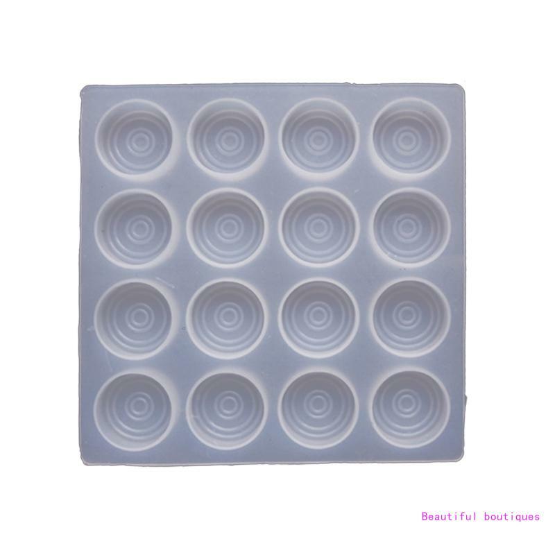 Silicone Mat/Pad for Wax Seal Stamp,16-Cavity Wax Sealing Mat for DIY Crafts Jewelry Wax Seal Stamp Epoxy Resin Mold DropShip