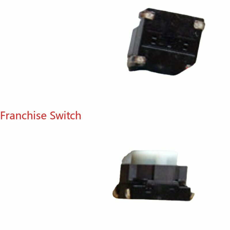 Interruptor de toque silencioso de silicone para carro, interruptor original de micro movimento EVQP1F05M, 6x6x5mm, 10 peças