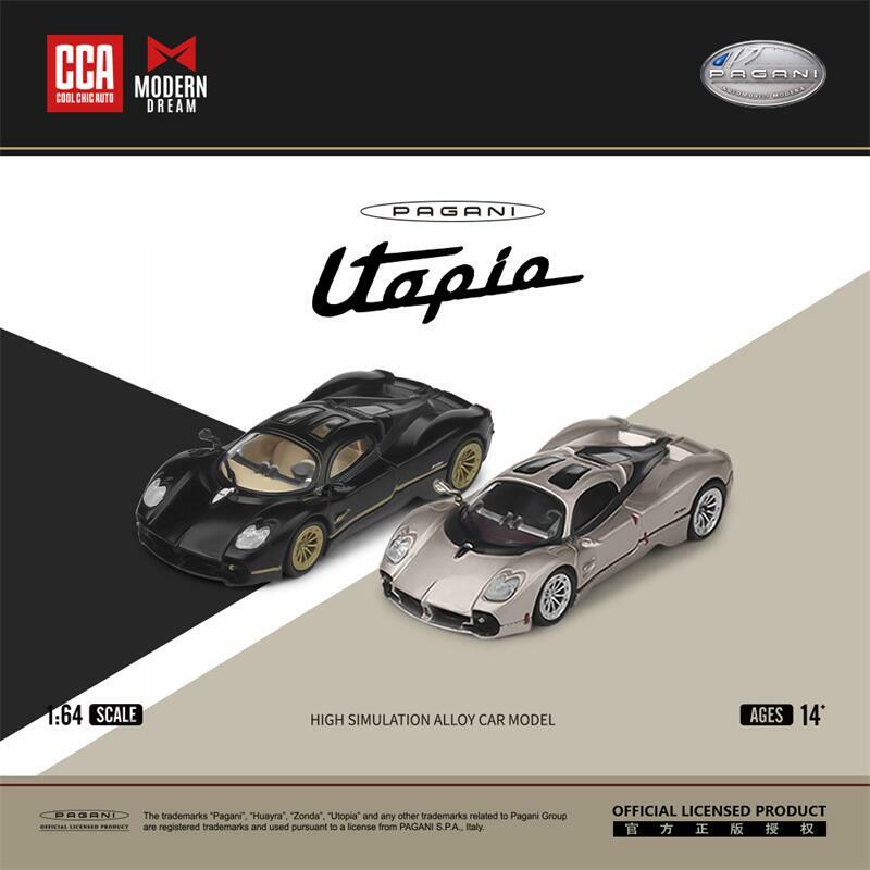 MD x CCA 1:64 Pagani Utopia Diecast Model Car
