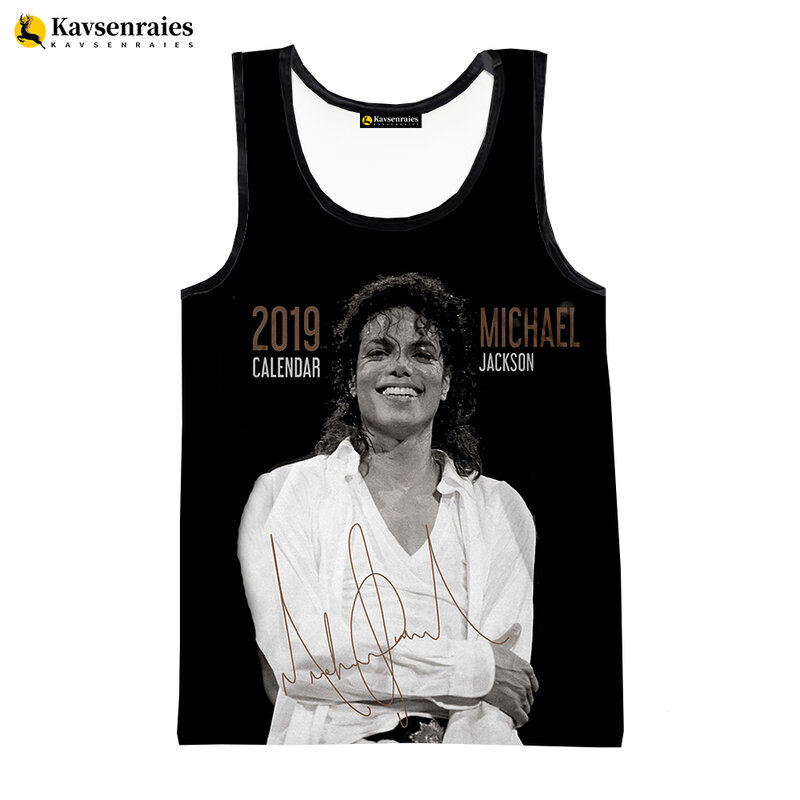 T-shirt imprimé Michael Jackson pour hommes, chanteur pop, 3D, précieux, décontracté, été, précieux, hip hop, respirant, 6XL