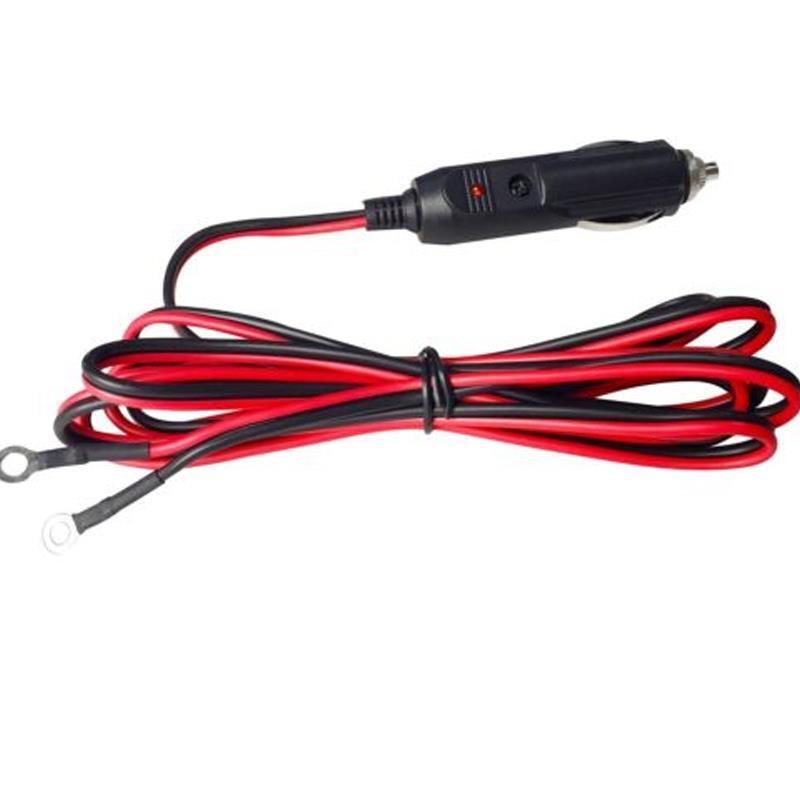 1x Mobil 15A Male Plug Steker Adaptor Power Supply Tali dengan 50Cm Kabel Kawat DXY88 Berlaku untuk Rokok listrik