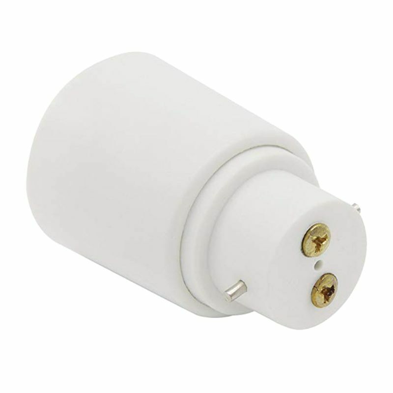 Conector adaptador lámpara B22 a E27, Base luz, tornillo, casquillo bombilla, llama Retar, envío directo
