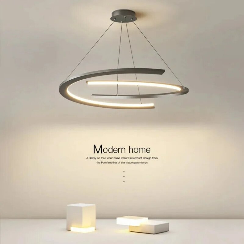 Modern Chandelier for Living Room Minimalist Atmosphere Main Lamp Light Luxury Nordic Simple Restaurant Pendant Lamp