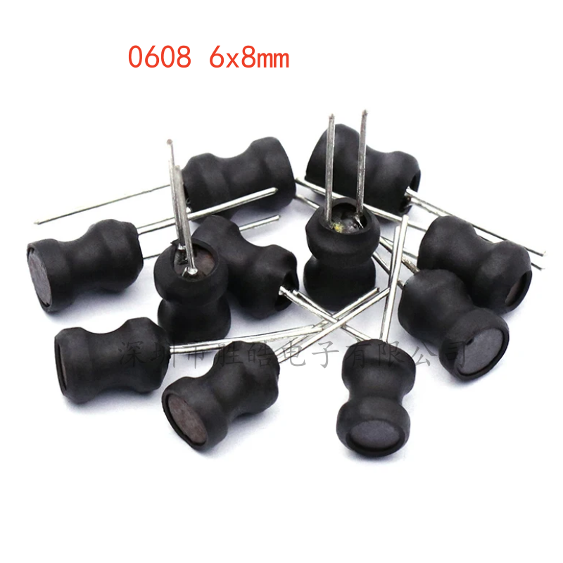 (10PCS)  NEW  0608 6*8mm I-Type Power Inductor  1MH 68uh 100uh 150UH 220 330 470 UH 2.2MH 3.3MH 4.7MH 10MH  0608  Power Inductor