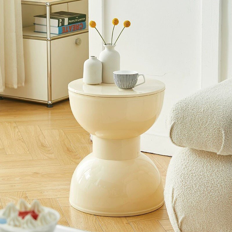 Nordic stolec zmieniający buty kreatywny zagęszczony krem stołek stołek stolik kawowy do salonu stołek z tworzywa sztucznego okrągłe stołki domowe