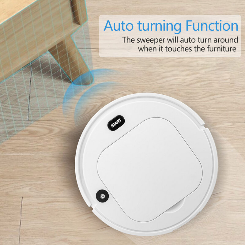 Robot Vacuum Rechargeable 1800PA 5-in-1 ES28 Strong Suction Auto Sweeping Robot Spray UV Disinfection Vacuum Cleaner
