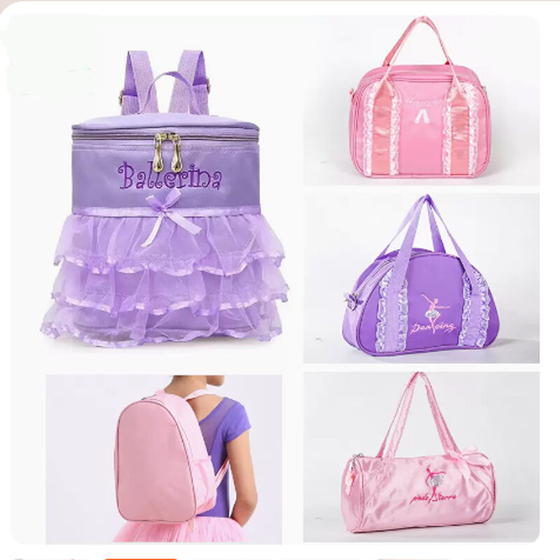 Детская танцевальная сумка, Детские Атласные аксессуары для танцев и тренировок, Сумка с вышивкой, аксессуары для танцев мальчиков, холщовая мини-сумка