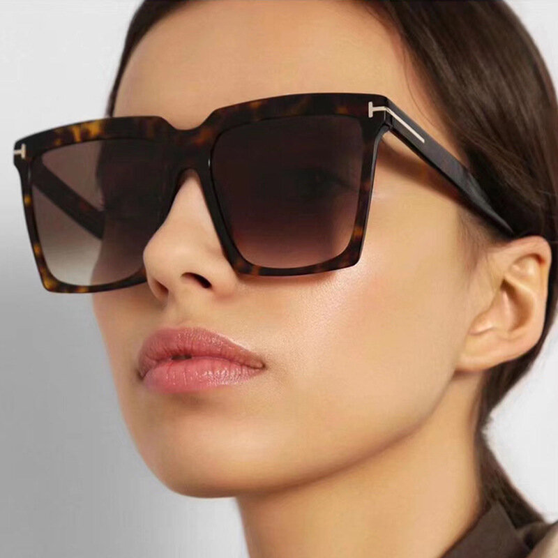 Gafas de sol cuadradas con diseño de ojo de gato para mujer, lentes clásicas Retro, de lujo, a la moda, UV400, 2023