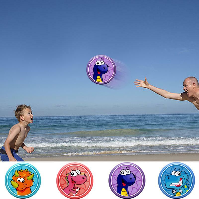 Juguete de descompresión de disco volador de PVC para niños, deportes al aire libre, juego de playa, entretenimiento, juguetes, regalos para niños y niñas