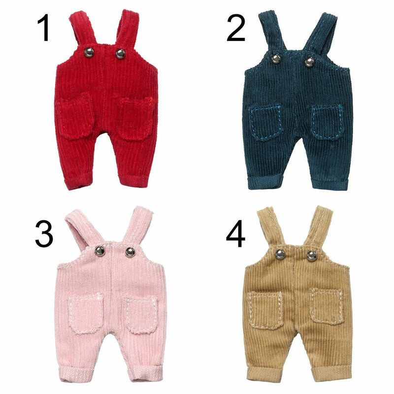 Quality Casual Wears 1/11 1/12 Dolls Kids Toys Clothes Accessories Doll Overalls Casual Pants Fashion Overalls Clothes