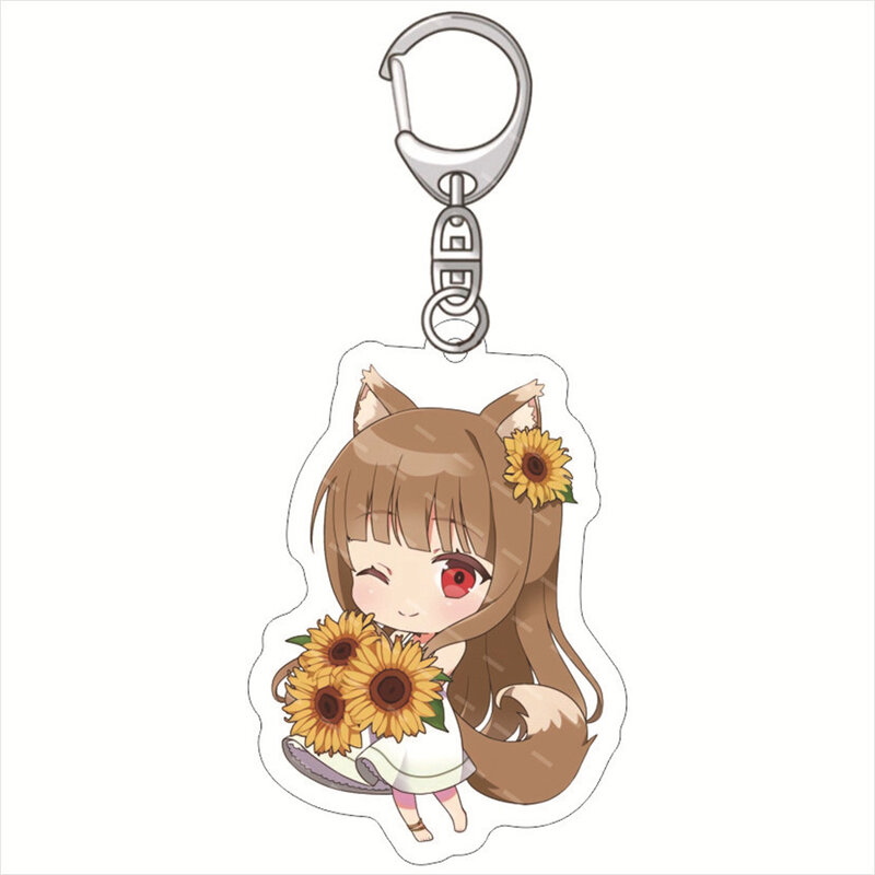 Spice and Wolf Acrylic Stand Figure Doll Anime Keychain Keyring Pendant for Gift