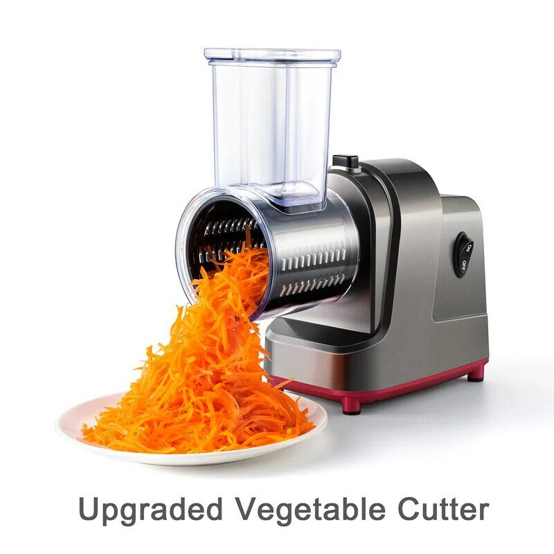 Electric Vegetable Cutter Set Multifunctional Garlic Mud Masher Chopper Mini Food Processor Cutting Pressing Mixer Slicer