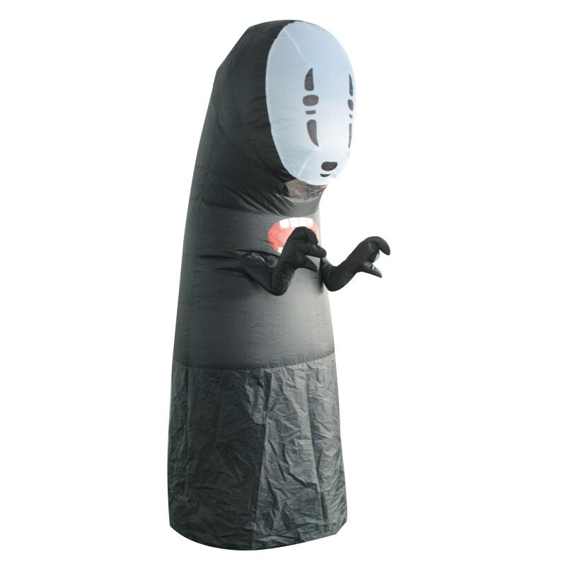 Spirited Away człowiek bez twarzy nadmuchiwane kostiumy odzieży Cosplay dla dorosłych impreza z okazji Halloween wydajność klub nadmuchiwane kostiumy
