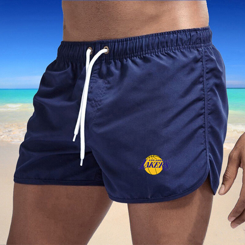 Summer 2024 New Men's Beach Sports Shorts Casual Quick Drying Trendy Shorts Fashion Men's