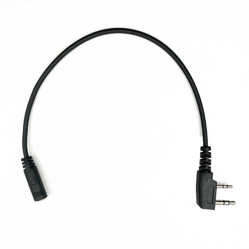 2-poliges k1 bis 3,5mm weibliches Audio-Telefon-Kopfhörer-Übertragungs kabel für Kenwood Tyt für Baofeng UV5R 888s Walkie-Talkie-Headset-Adapter