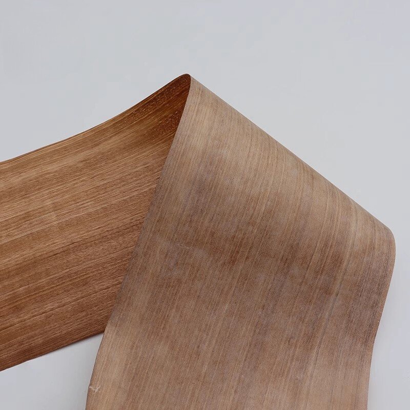 Chapa de madera maciza de 2 piezas L, 2,5 metros de ancho, 18cm T: 0,25mm, pequeña cebra, grano recto, decoración de muebles, puerta de madera