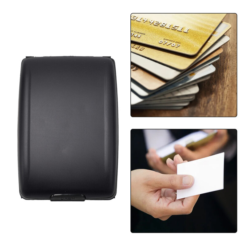 Pozostań zorganizowany i zabezpiecz portfel z klipsem ze stopu aluminium z technologią blokowania RFID, która posiada karty monet gotówkowych i nie tylko!