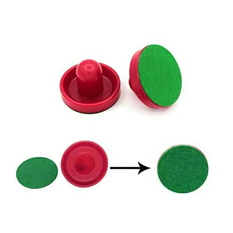 10Pcs Air Hockey Pusher Pad Hockey Accessories for Home Parties Arcade