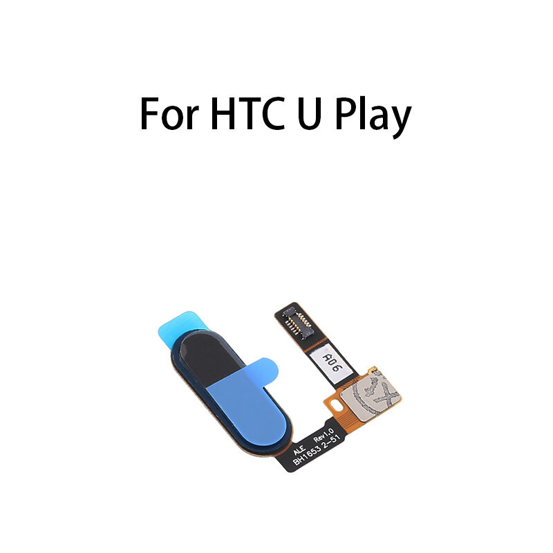 Casa botão sensor de impressão digital cabo flexível para htc u play
