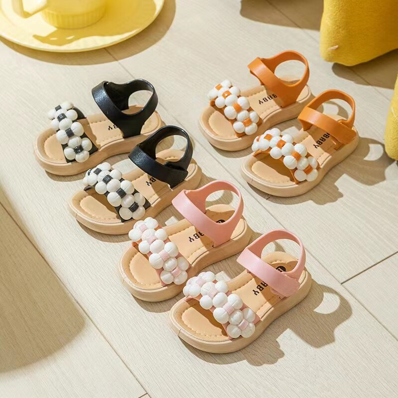 Сандалии детские Нескользящие, мягкая подошва, летняя пляжная обувь, для ванной комнаты, для девочек и мальчиков, 2024