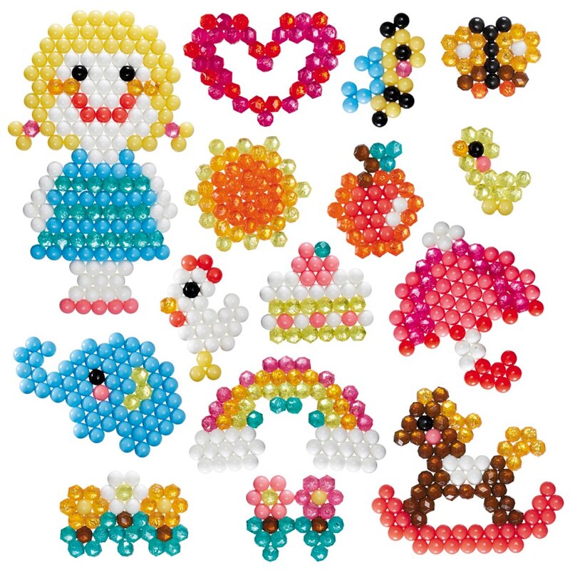 300 buah Paket isi ulang manik Hama Beads mainan Perler Pegboard Jigsaw Puzzle air ajaib Beadbond Fuse Beados