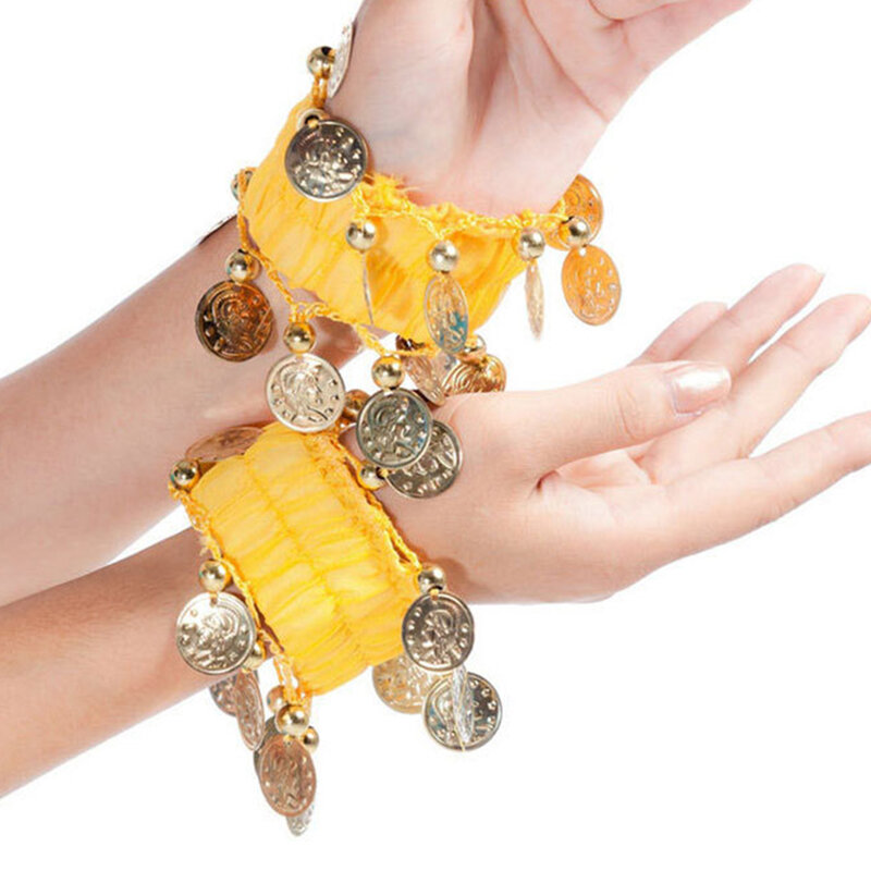 Bracelet de Costume de brevdu Ventre, Confortable à vitation et Large de Qualité Supérieure, Décoration Unique, 2 Paquets/Lot