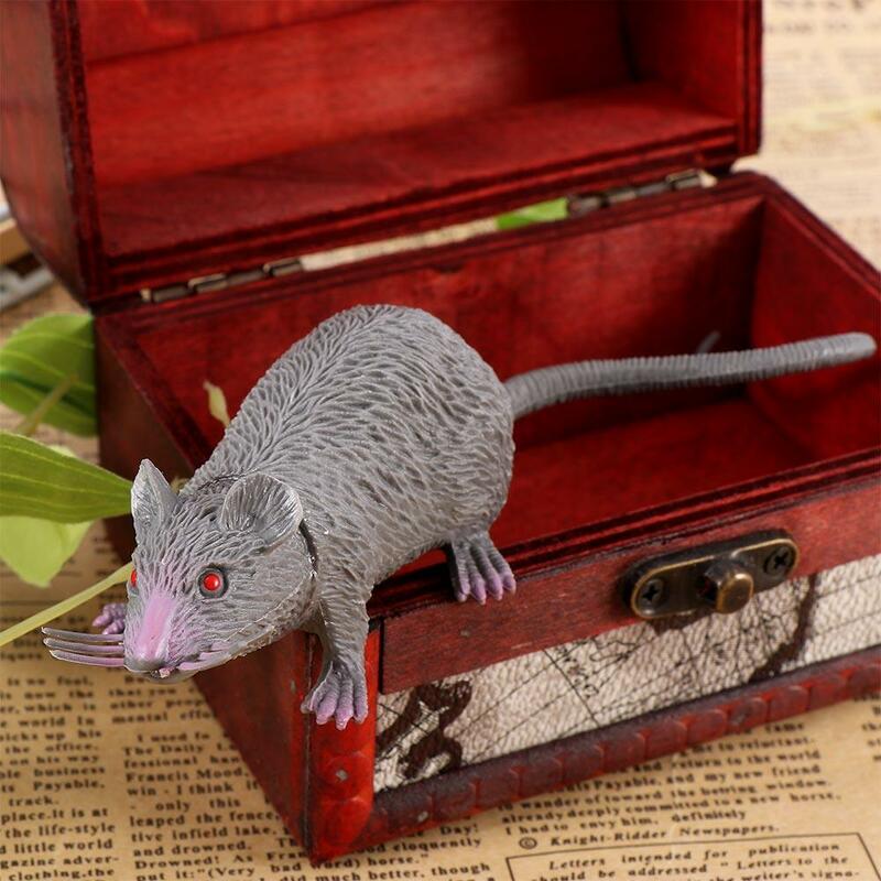 Brinquedo modelo falso do rato complicado, adereço do Dia das Bruxas, presente do Natal, decoração do partido