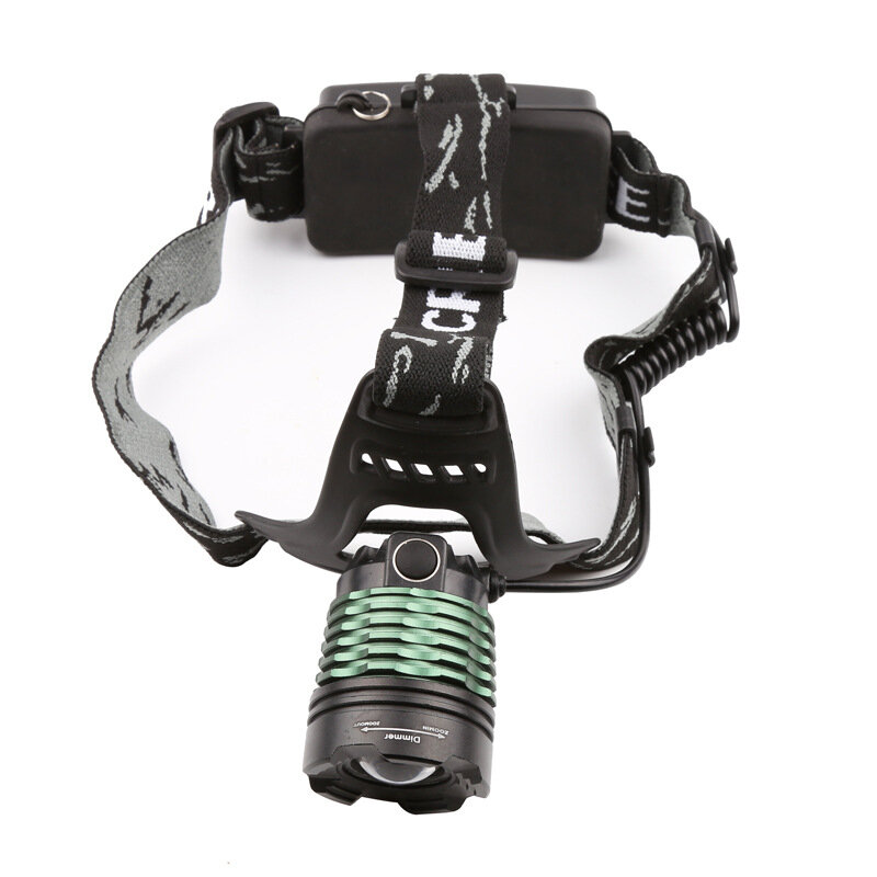 KOOJN Portable Head Mounted Light Charging Induction Miner's Lamp Night Fishing USB Outdoor Flashlight with Strong Light