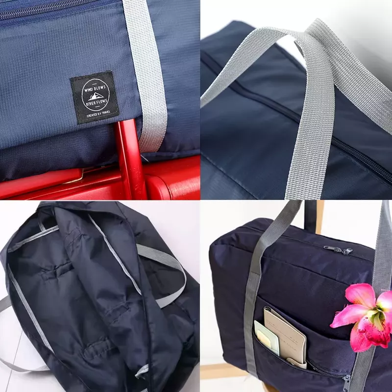 Travel Organizer Zipper Cosmetic Bag, Mala ao ar livre para levar com você, Jungle Tiger, Letter Printing, Bagagem
