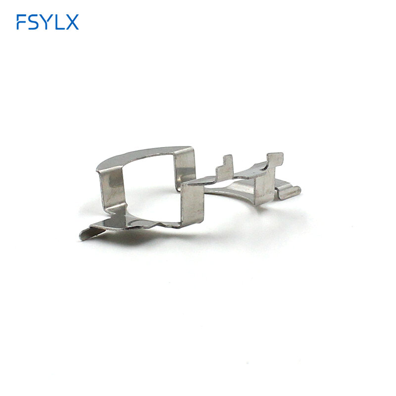 Fsylx h7 led clipe de metal retentor adaptador suporte da lâmpada para buick regal la crosse excelente hideo x5 f20 NI-SSAN qashqai h7 farol