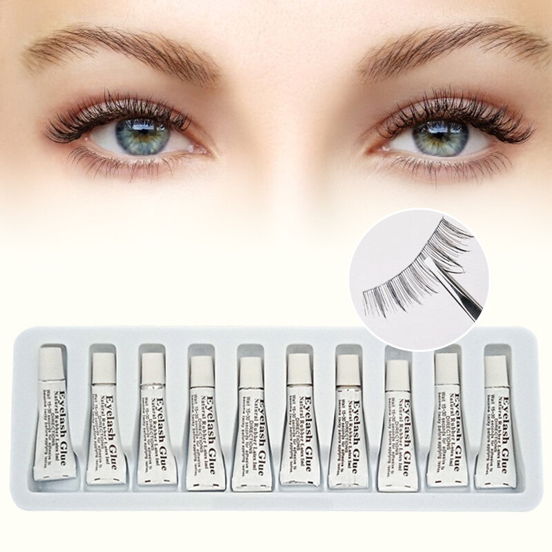 Lot False Eyelash Glue Transparent White Multifunctional Waterproof Long Lasting False Eyelash Accessories Cosmetic TSLM1