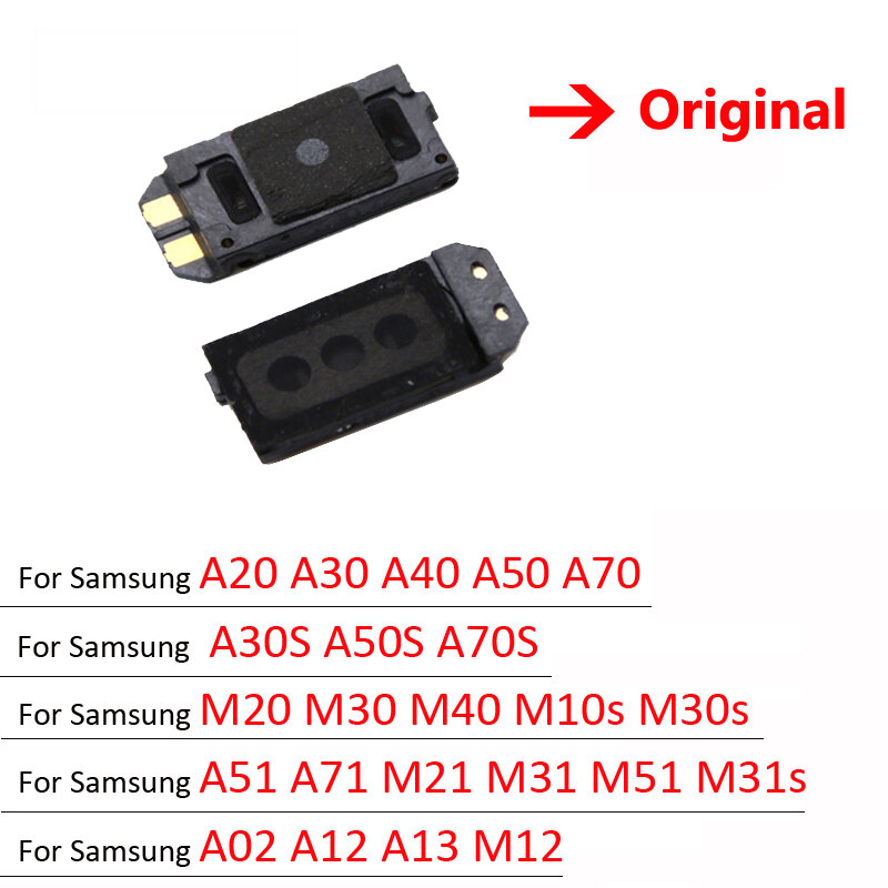 Nuevo zumbador de música para Samsung A10, A20, A30, A40, A50, A70, M20, M30, M40, altavoz, receptor de oreja, Cable flexible